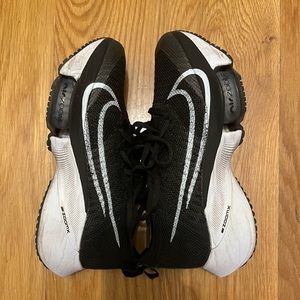 EUC | Nike Air Zoom Tempo Next% Women's White Black Size 5 Running Shoes